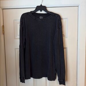 Men's Black Long Sleeve Shirt
